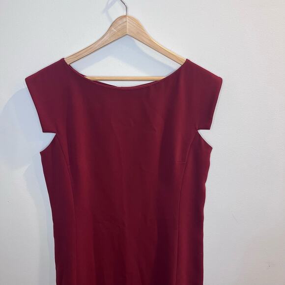 MM. Lafleur Cap Sleeve Sheath Dress Size 10 Professional Designer - Picture 5 of 7